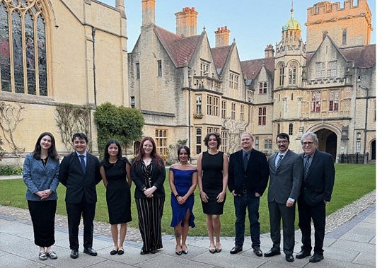 2026 March OCHR Contingent in the Oxford inner courtyard