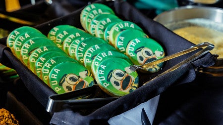 Cookies with the PURA logo