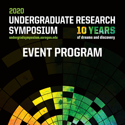 2020 Undergraduate Research Symposium Event Program Cover.