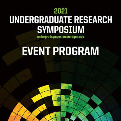 2021 Undergraduate Research Symposium Event Program Cover. 