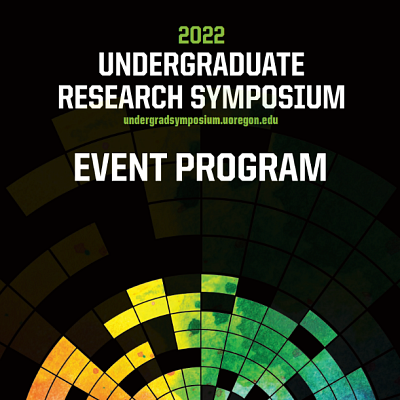 2022 Undergraduate Research Symposium Event Program Cover.