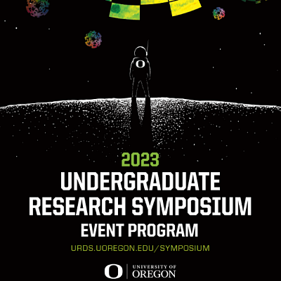 2023 Undergraduate Research Symposium Event Program Cover. 