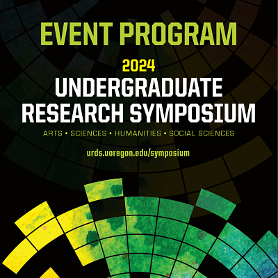 2024 Undergraduate Research Symposium Event Program Cover. 