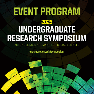 2025 Undergraduate Research Symposium Event Program Cover. 