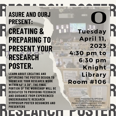 April 11th Workshop: Poster Preparation